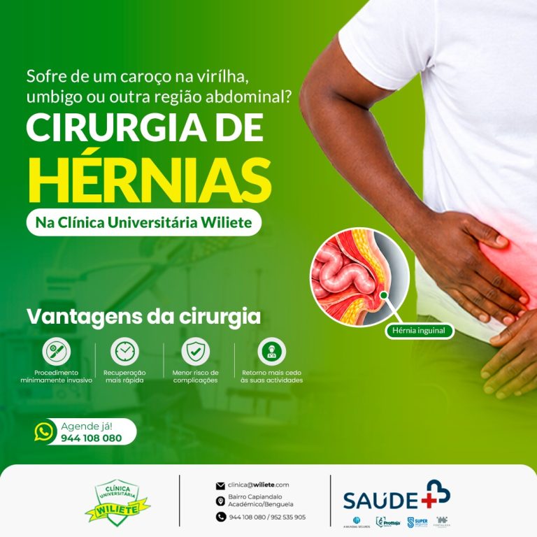 CIRURGIA DE HÉRNIAS NA CLÍNICA UNIVERSITÁRIA WILIETE